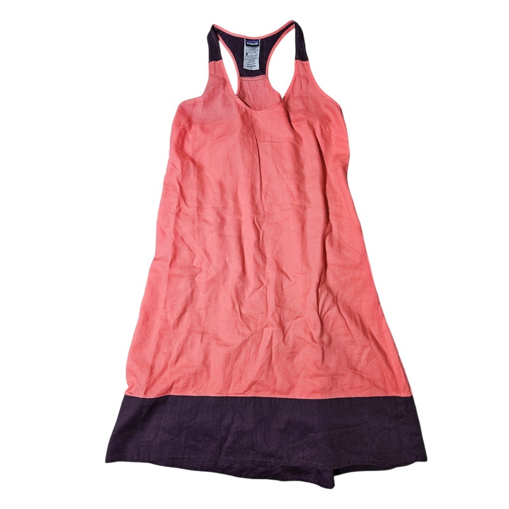 Patagonia Women's Sleeveless Dress Knee-length Mini Tank‎ Shirt Sz 4 Racerback